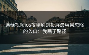 蘑菇视频ios夜里刷到投屏最容易忽略的入口：我画了路径