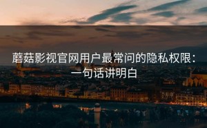 蘑菇影视官网用户最常问的隐私权限：一句话讲明白