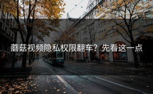 蘑菇视频隐私权限翻车？先看这一点